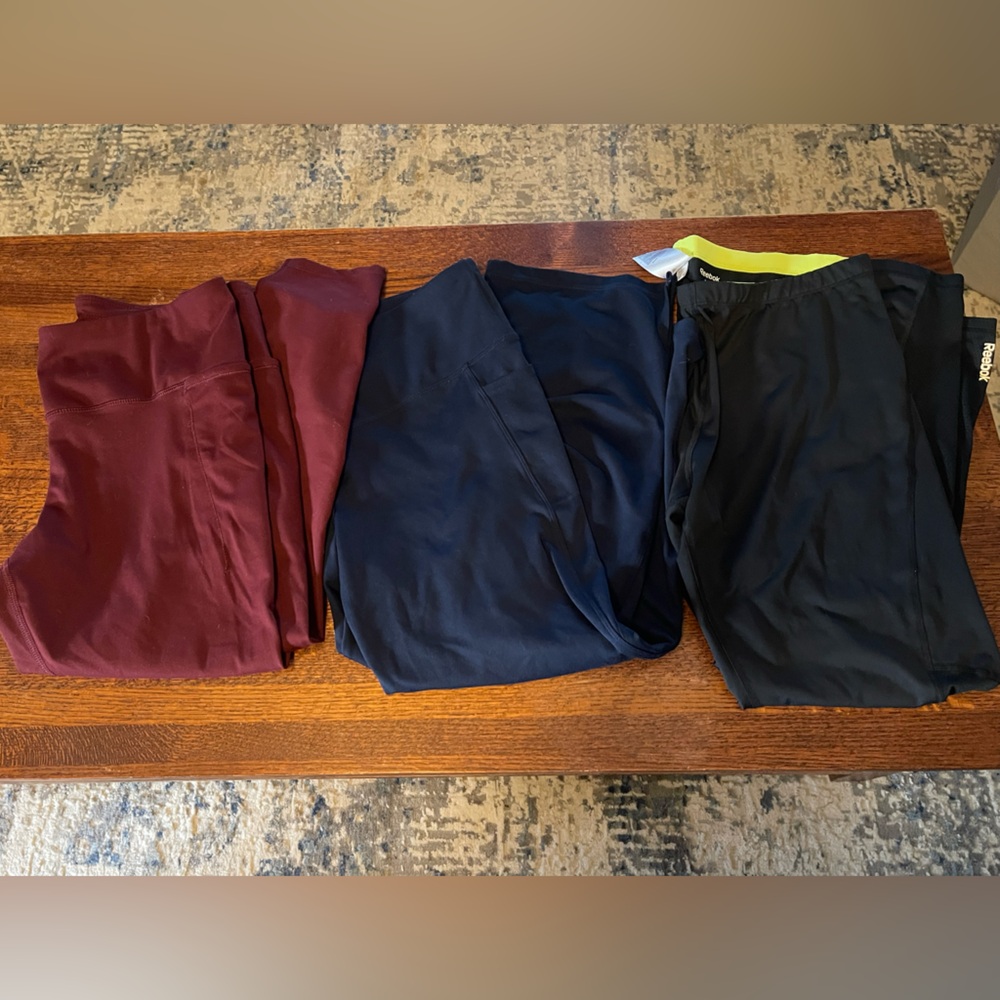 Set of 3 - XL Athletic Leggings